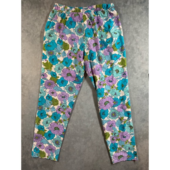 Josie Natori Boheme Wanderlust Pants Size S Polyester Spandex Floral - Picture 10 of 10